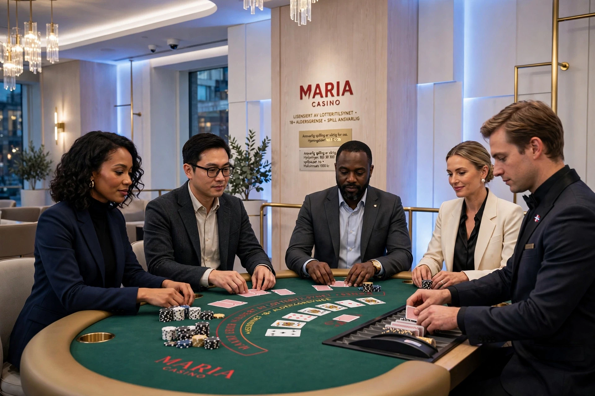 blackjack hos Maria Casino