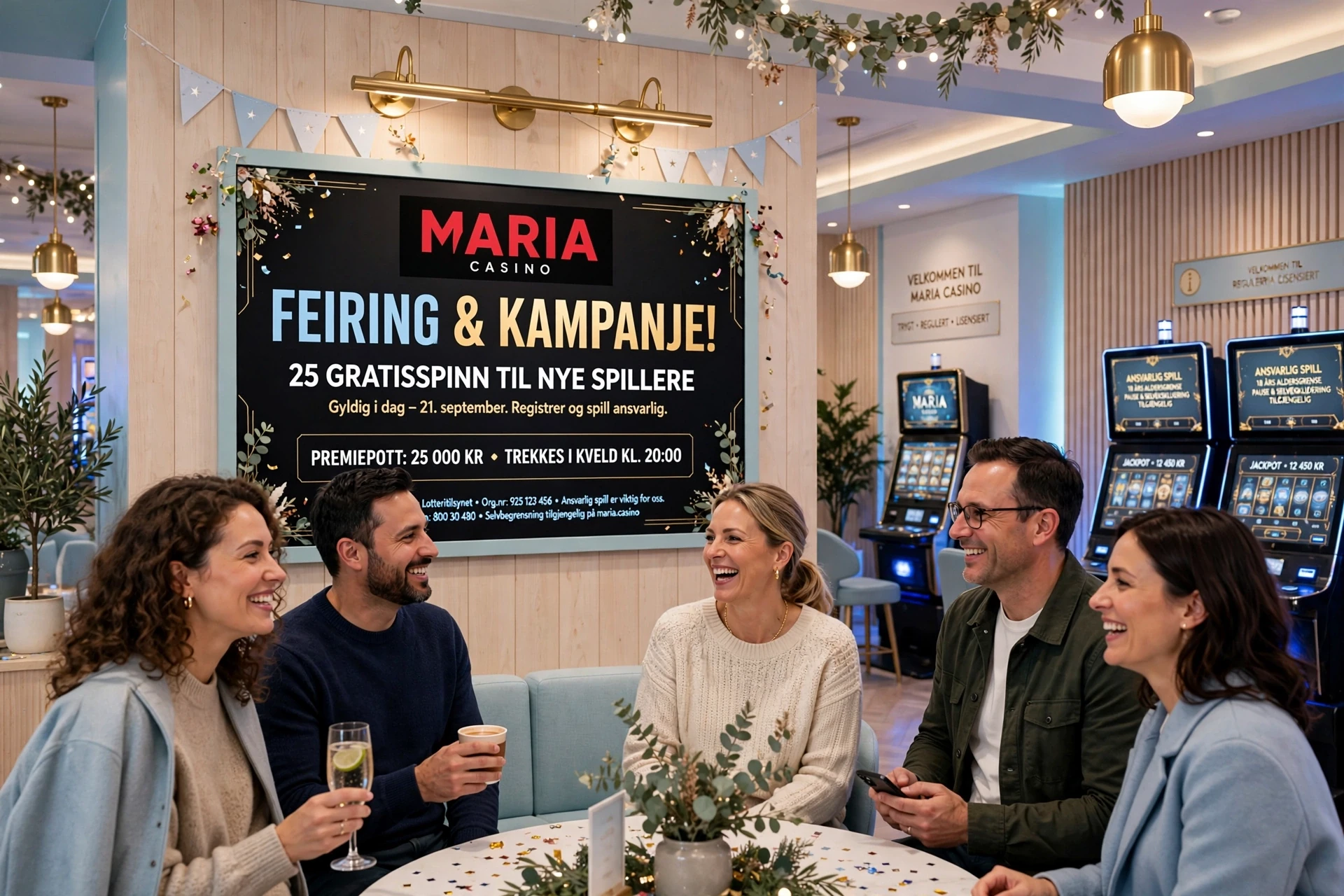 bonus dans les mains de l'homme au casino Maria Casino CASINO