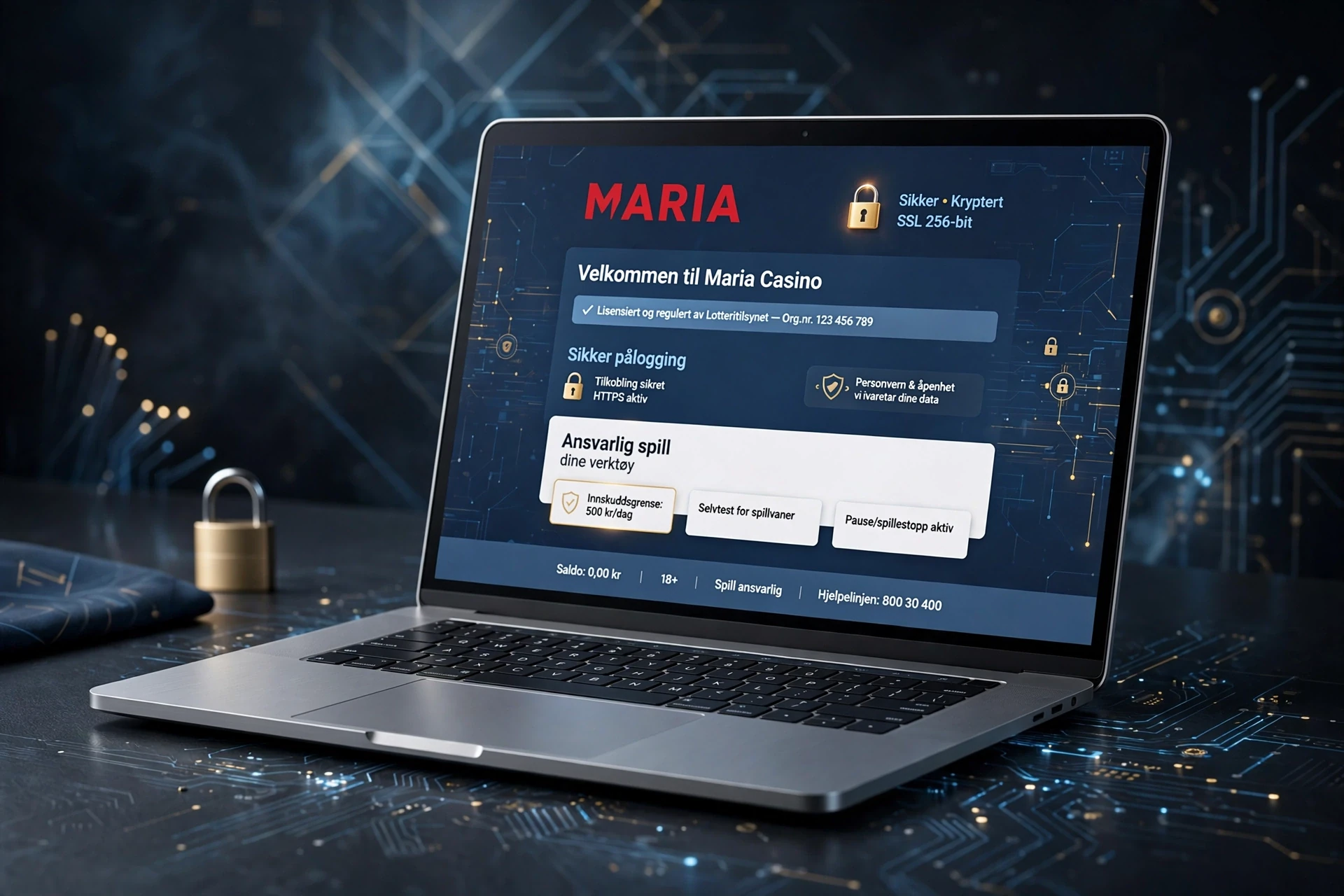 certificat ssl Maria Casino CASINO