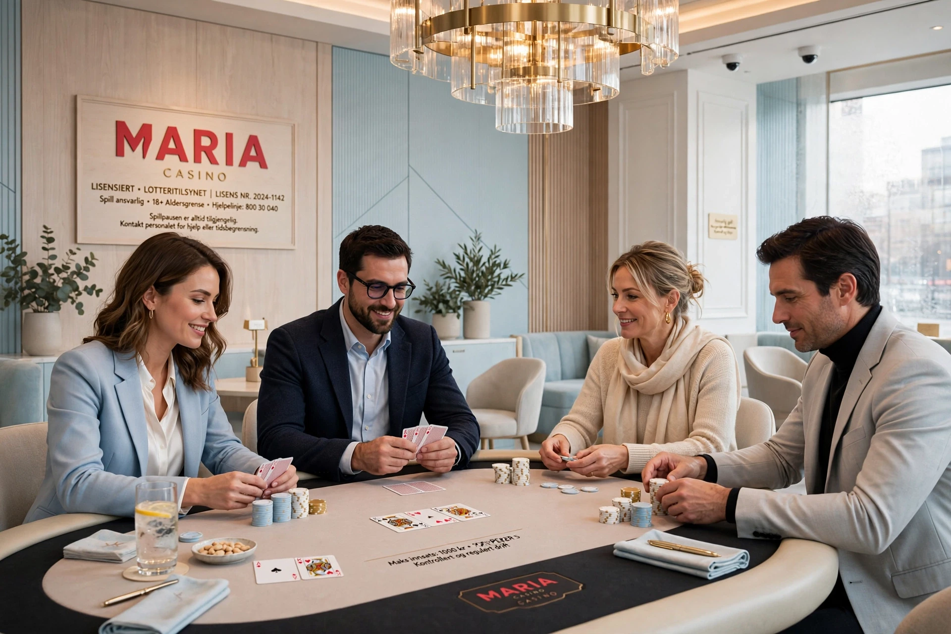 bordspill på Maria Casino